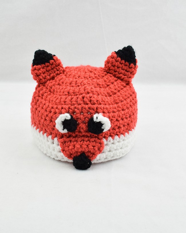 Fox baby beanie