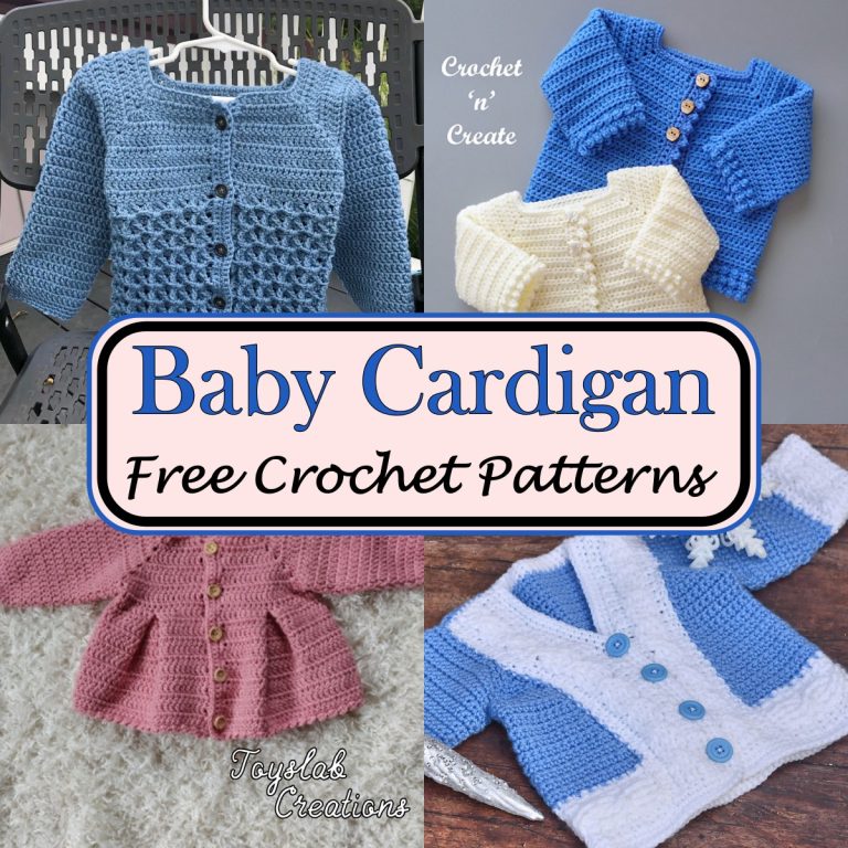 Free Crochet Baby Cardigan Patterns