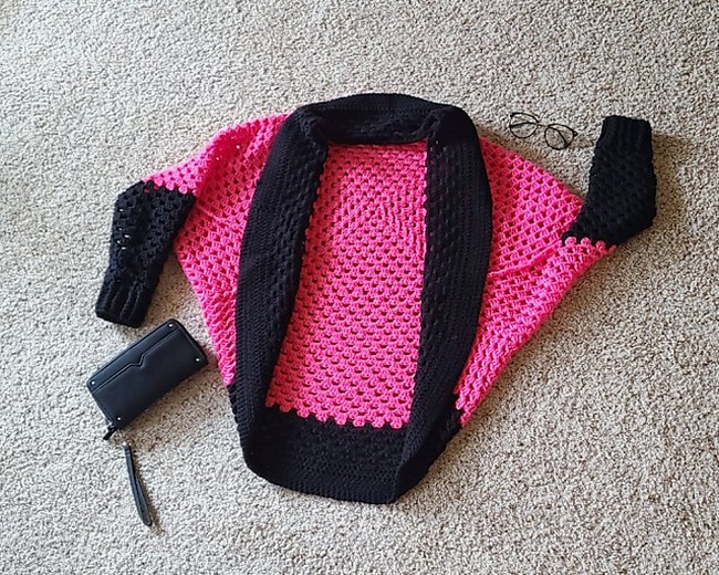 Granny Square Shrug Sweater