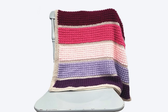 Lila Baby Blanket