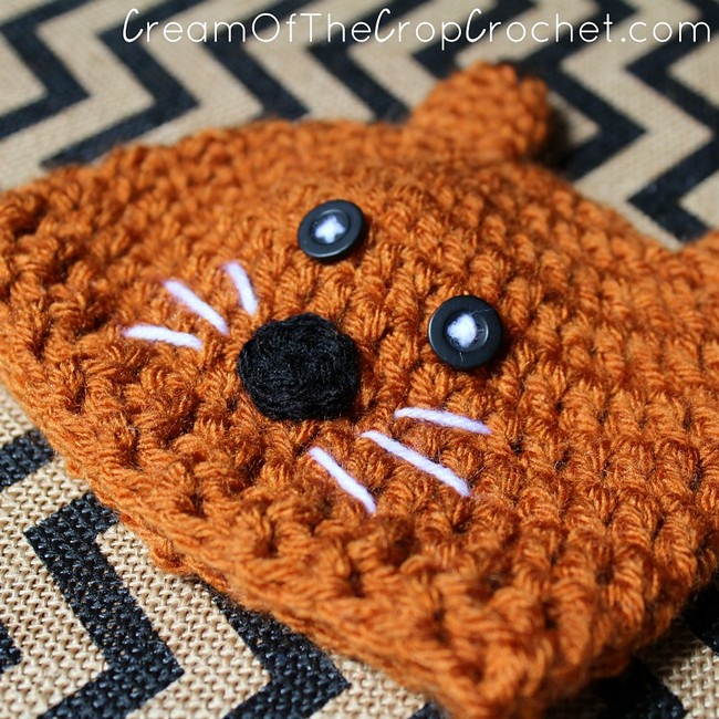 Newborn Fox Hats