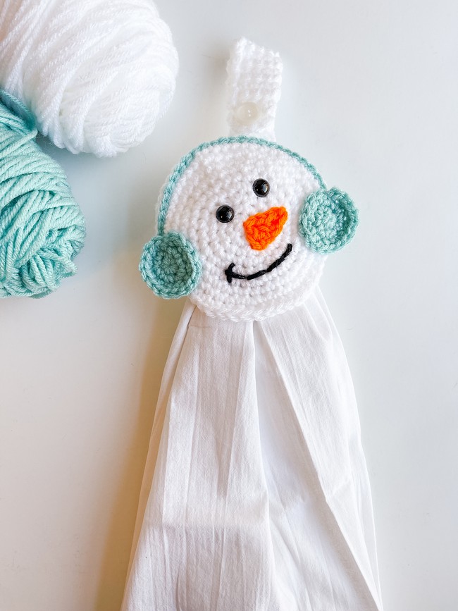 Snowman Towel Topper