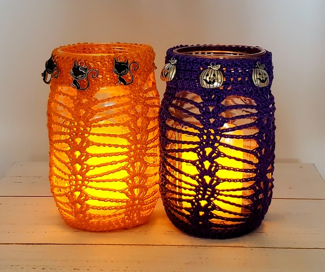 Spiderweb Jar Cover