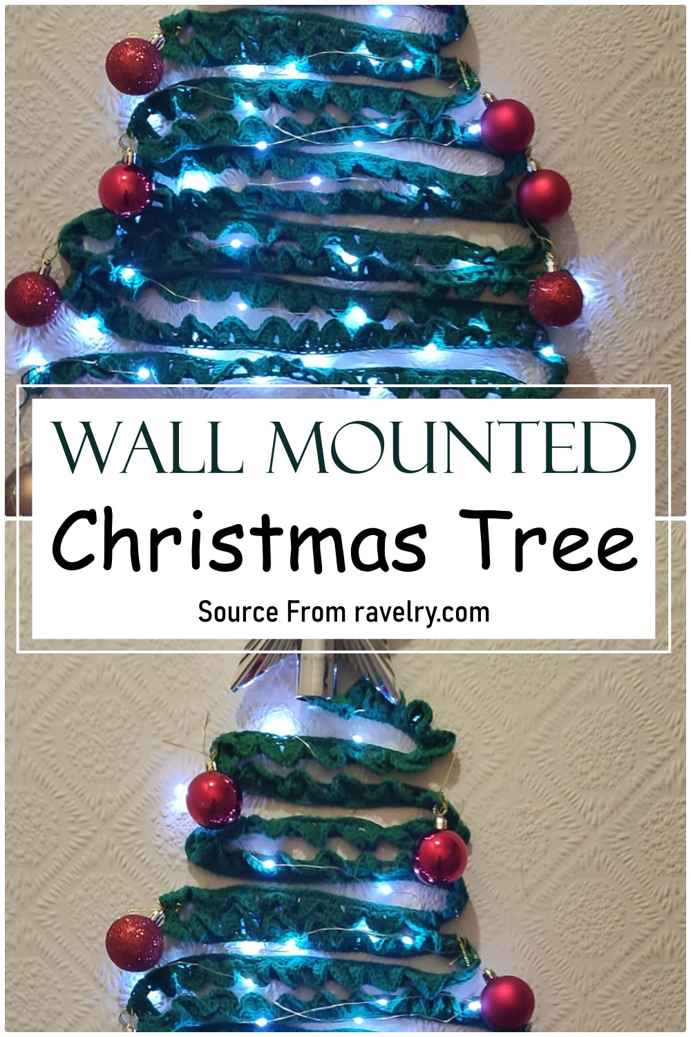 Wall Mounted Christmas Tree