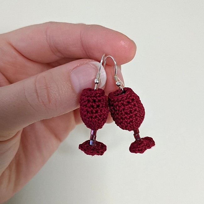 Wineglass Earrings