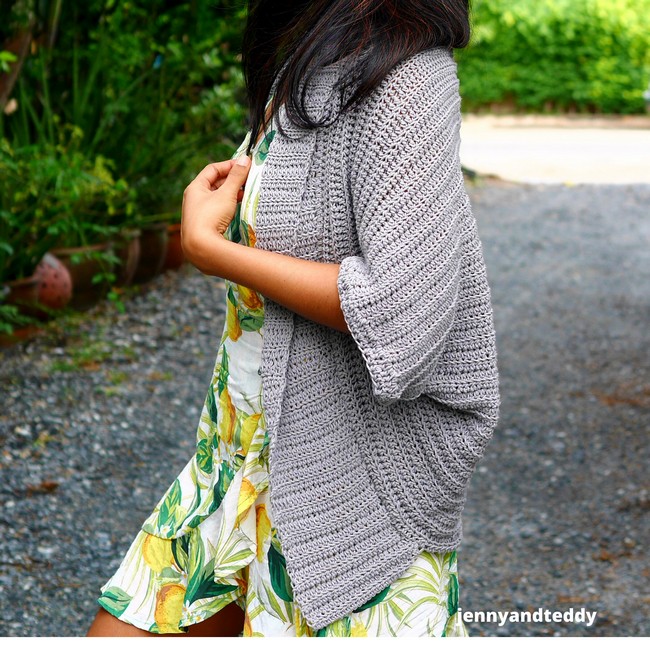 simple ribbed shrug