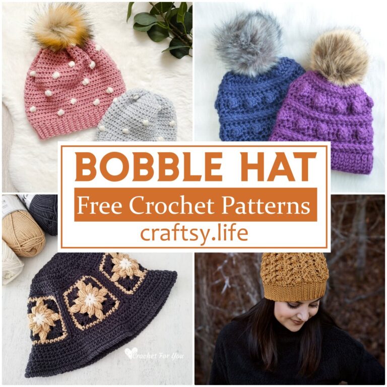 Crochet Bobble Hat Patterns Free