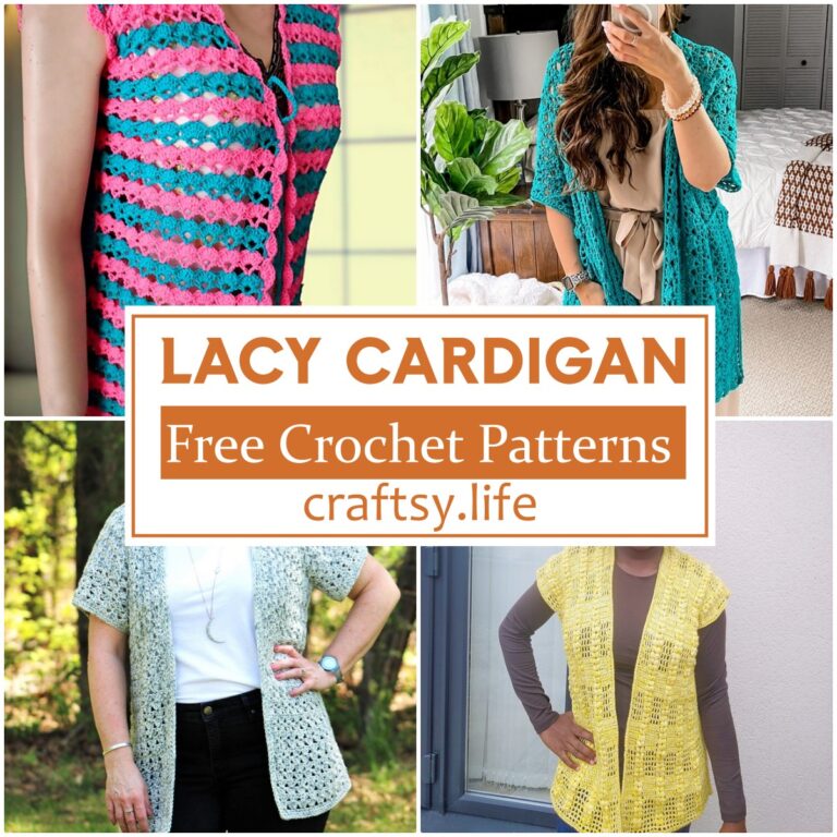 Crochet Lacy Cardigan Patterns