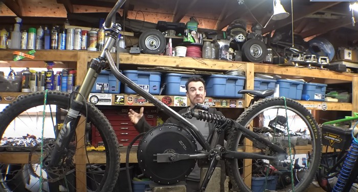 Electric Mountain Bike Home Made Build