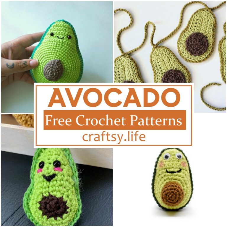 Free Crochet Avocado Patterns