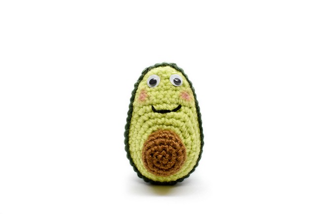 Happy Avocado Amigurumi