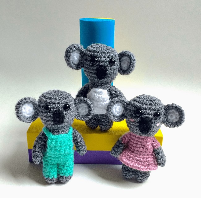 easy to make Amigurumi Keychain