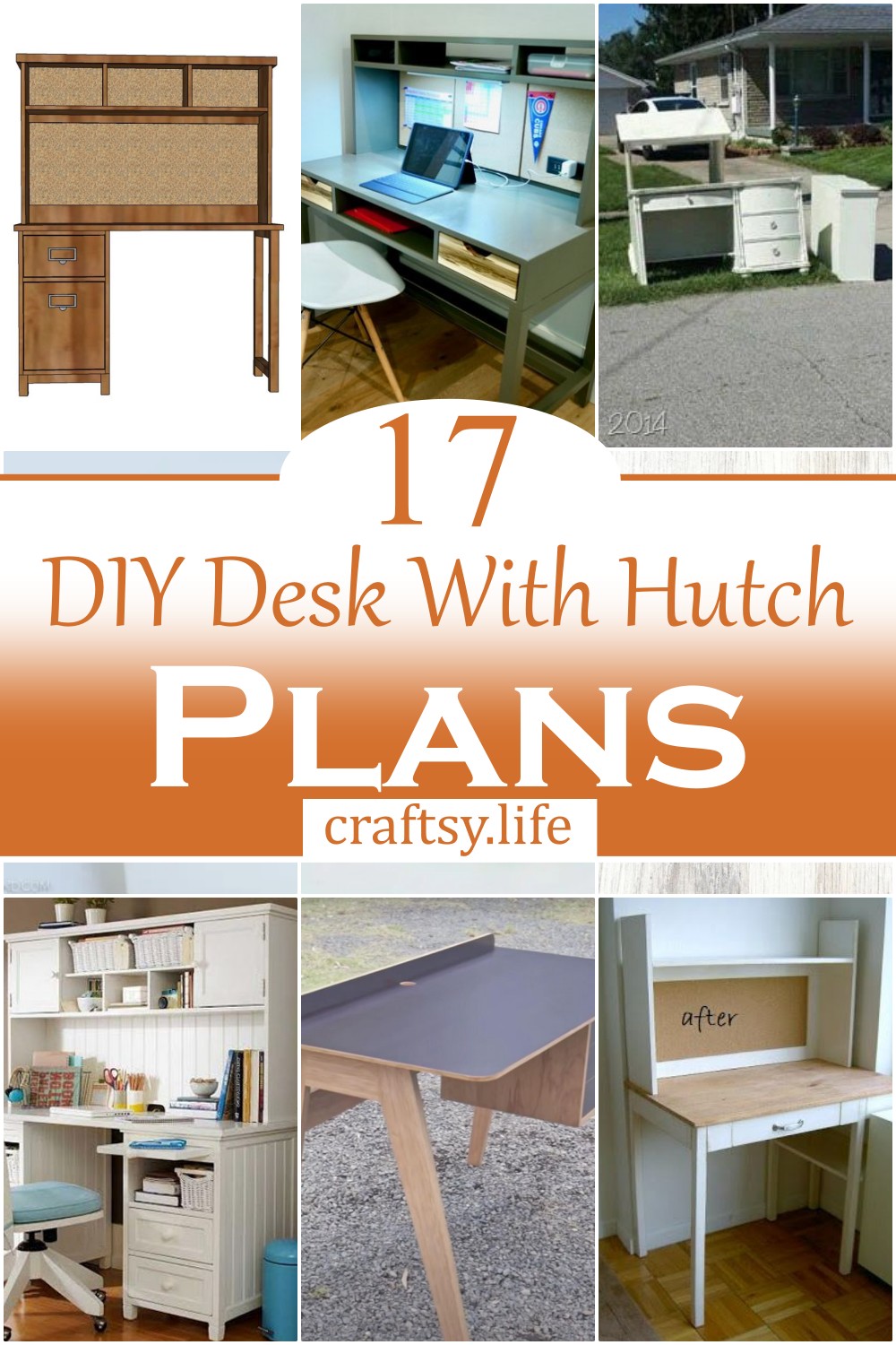 DIY Desk With Hutch Plans