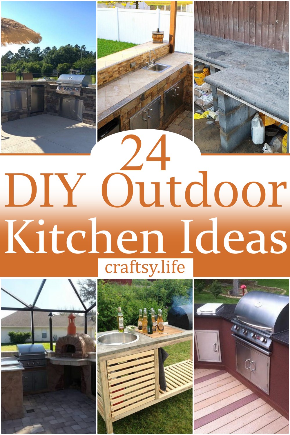 DIY Outdoor Kitchen Ideas 1