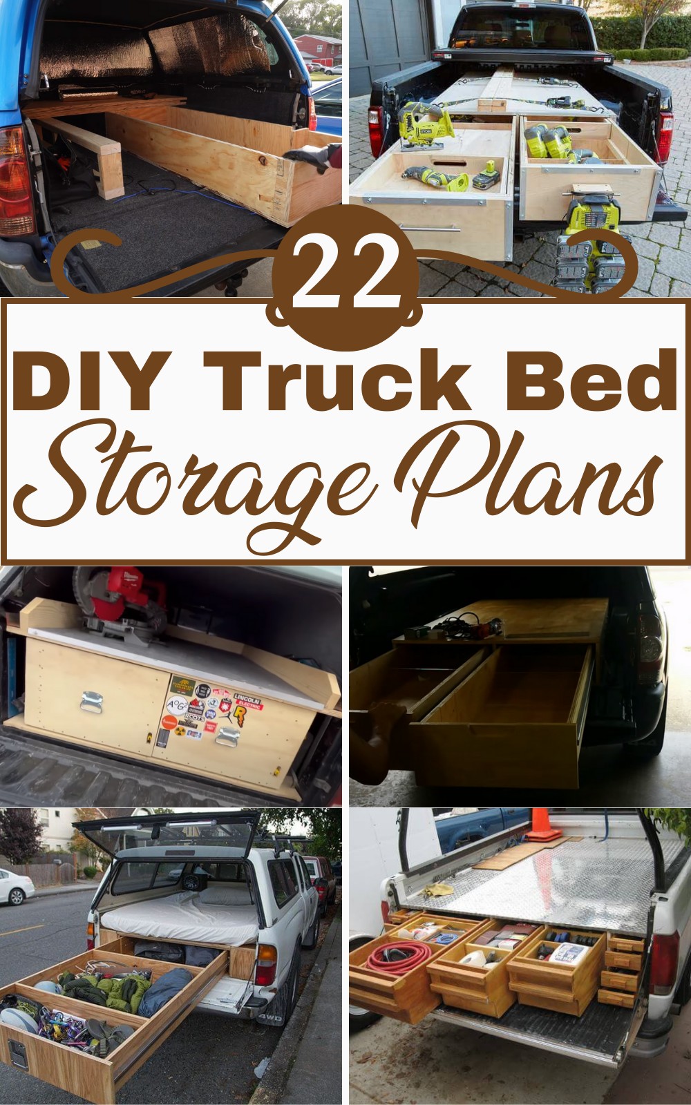 DIY Truck Bed Storage Plans