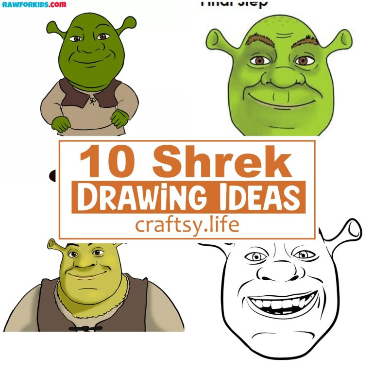 10 Fun Shrek Drawing Ideas For Kids