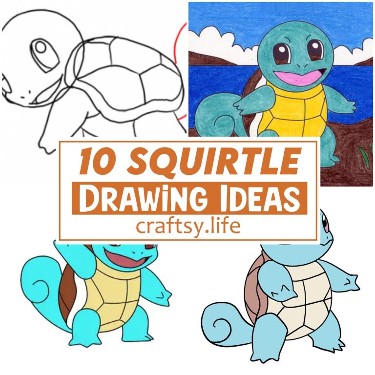 10 Cute Squirtle Drawing Ideas For Pokemon Fans