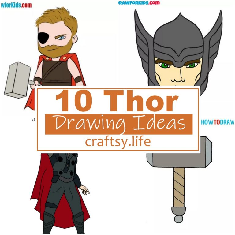 10 Thor Drawing Ideas For Marvel Fans