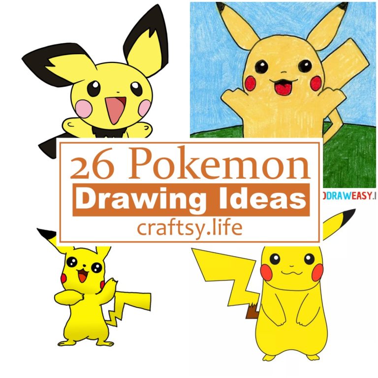 26 Pokemon Drawing Ideas For Cartoon Lovers