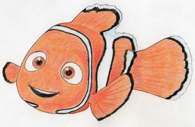 Cute Nemo Drawing Easy Plan