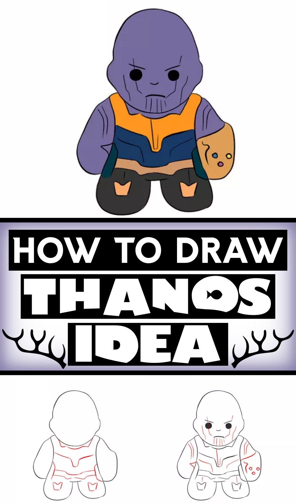 How To Draw Thanos