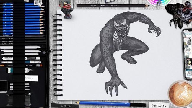 How To Draw Venom