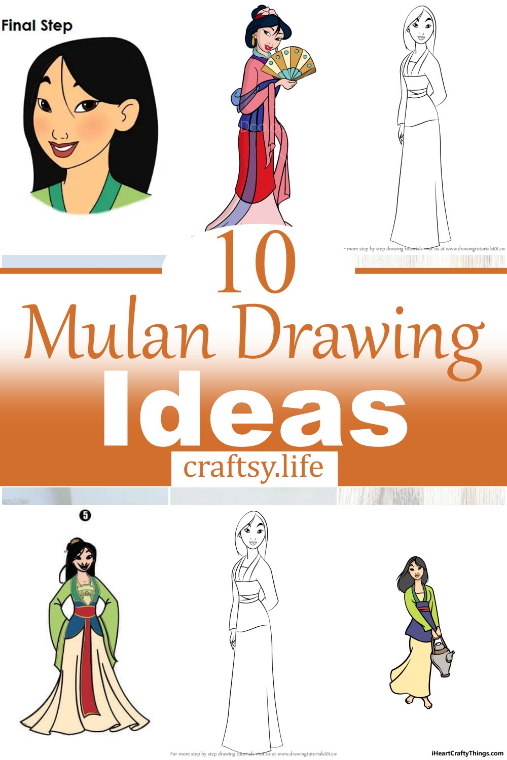 10 Mulan Drawing Ideas