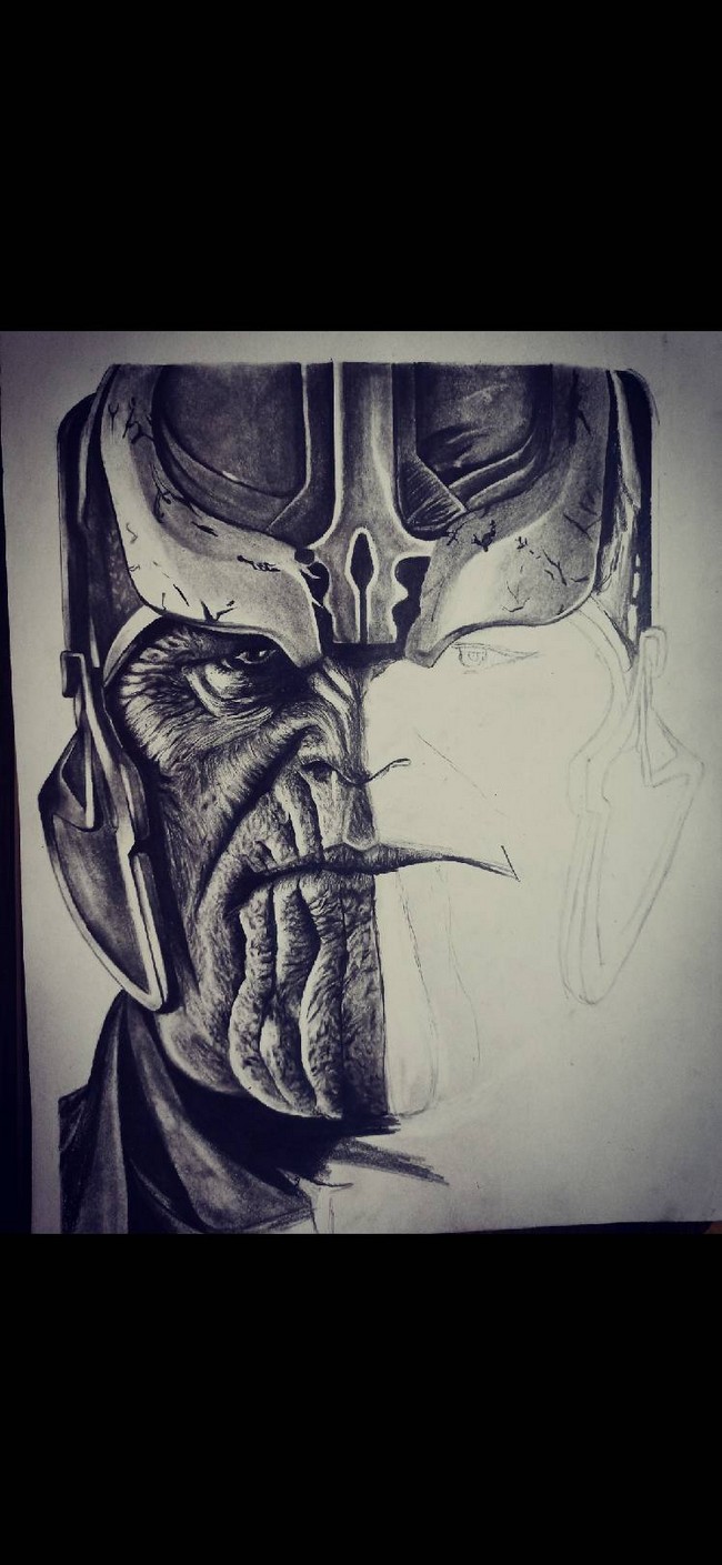 My Thanos Drawing