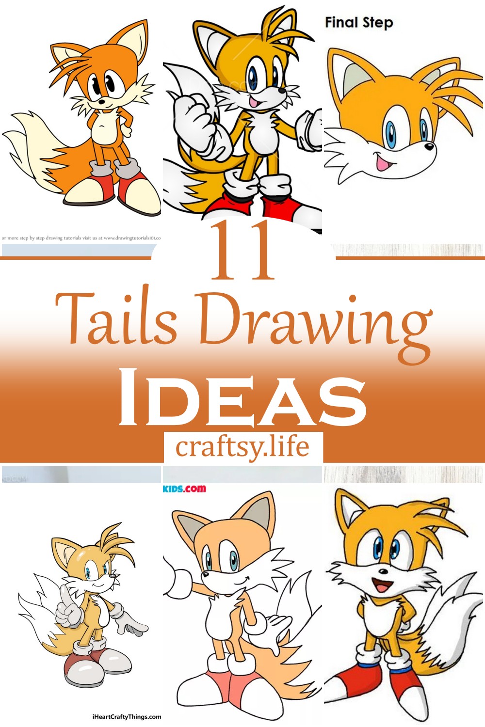 Tails Drawing Ideas