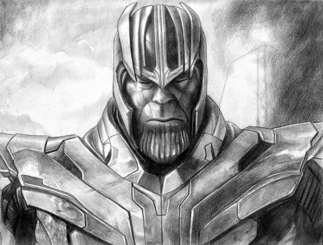 Thanos Drawing Pics