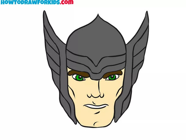 Thor Face sketch