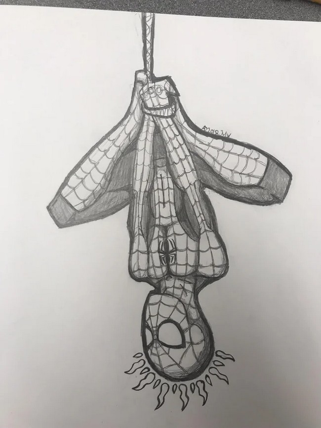 A Spider-Man Sketch I Did