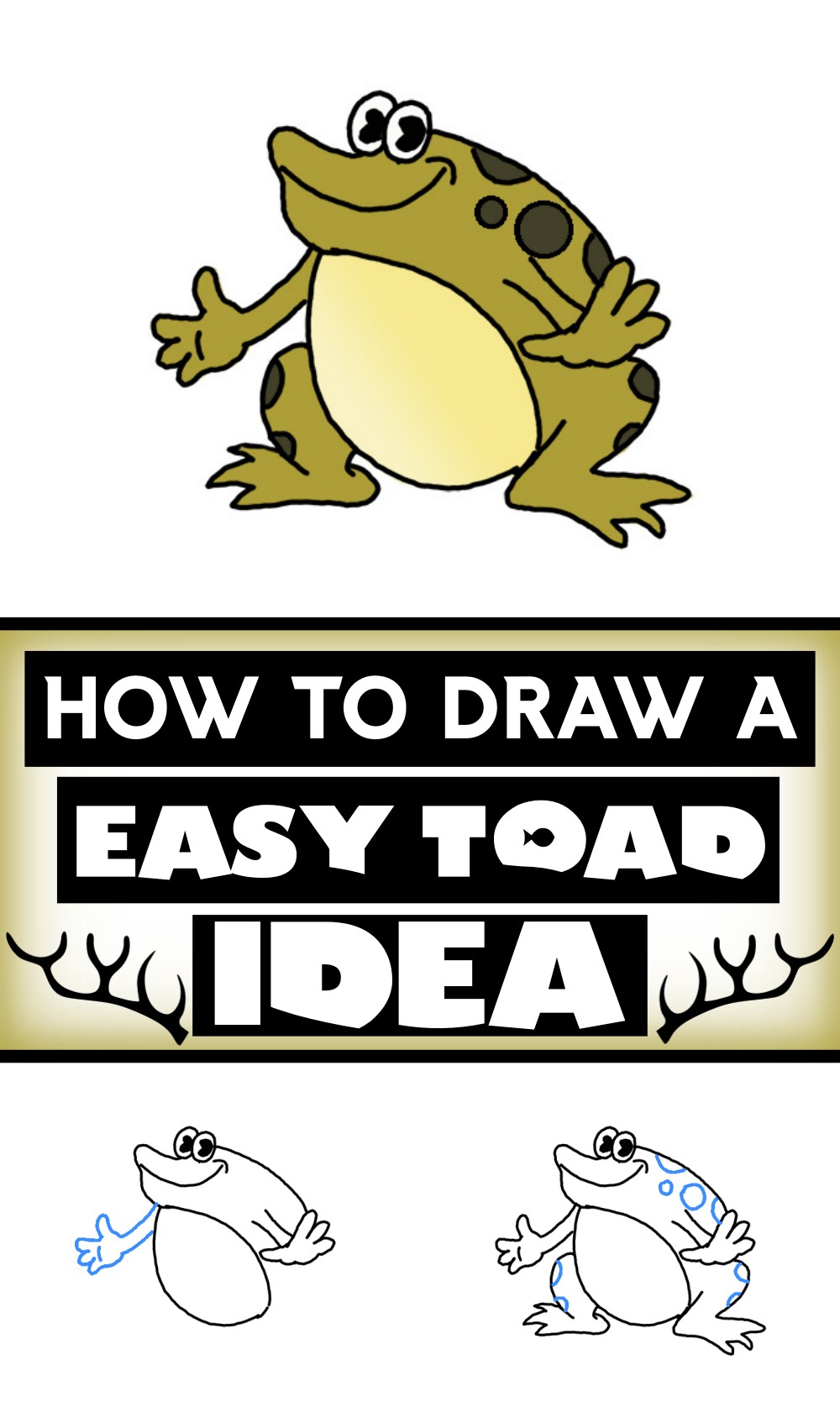 How To Draw A Toad 1