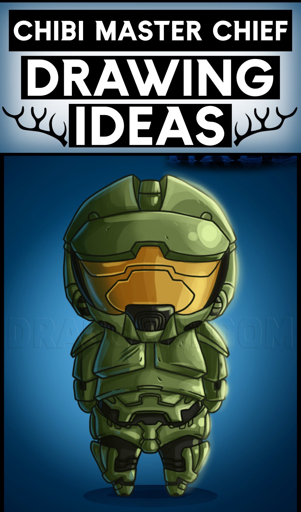 How To Draw Chibi Master Chief