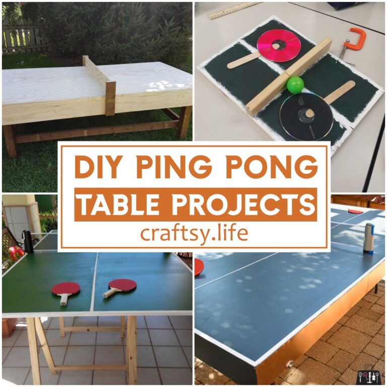 DIY Ping Pong Table Projects