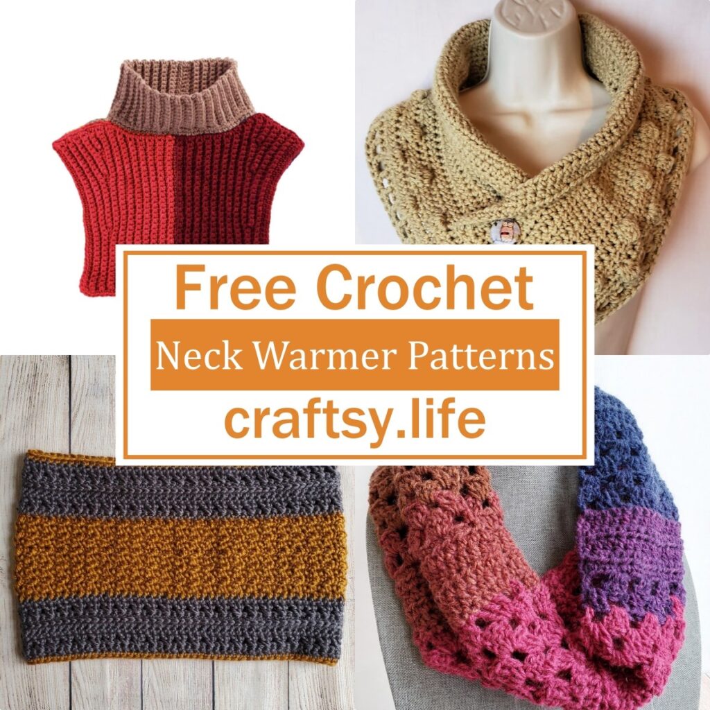 4 Free Crochet Neck Warmer Patterns