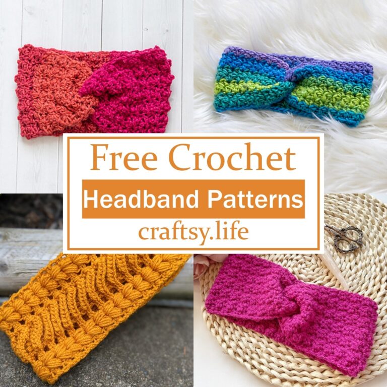 20 Crochet Headband Patterns For Beginners