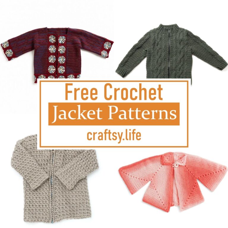 11 Crochet Jacket Patterns For Ladies