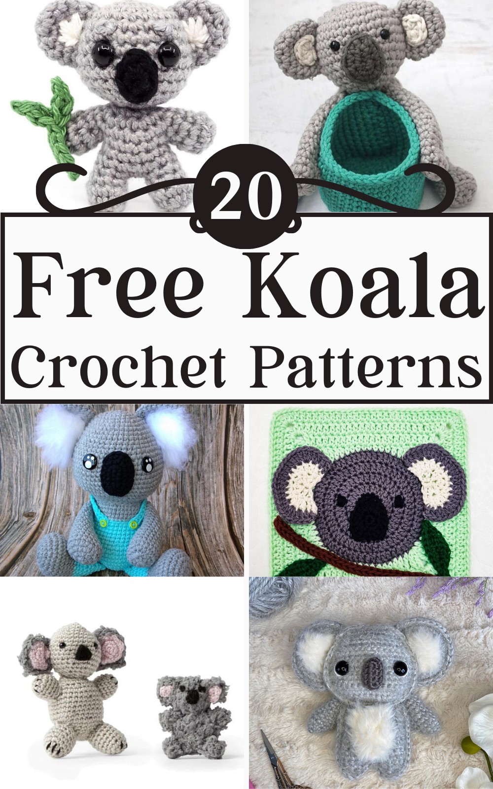 5 Free Koala Crochet Patterns