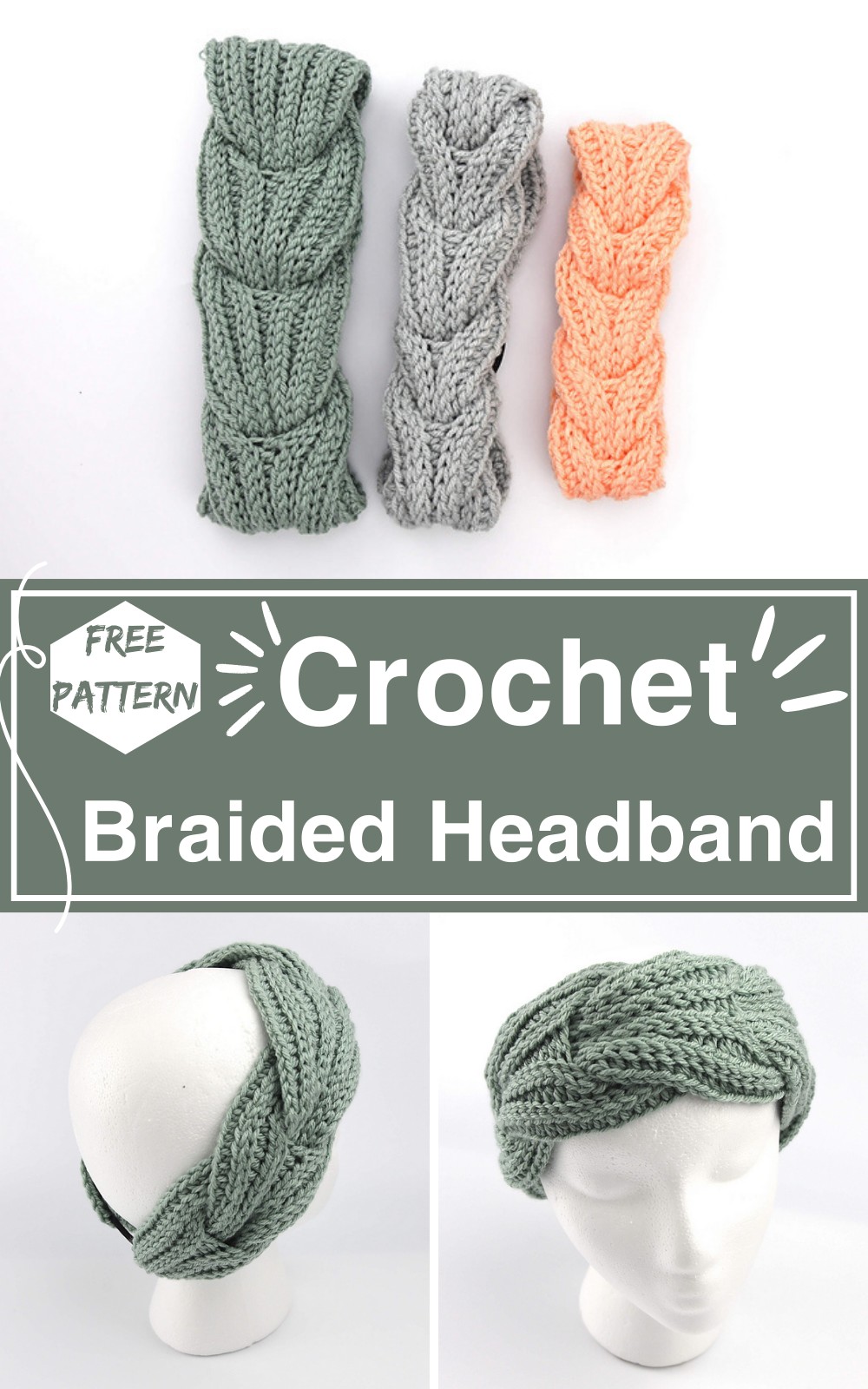 Braided Ear Warmer Headband