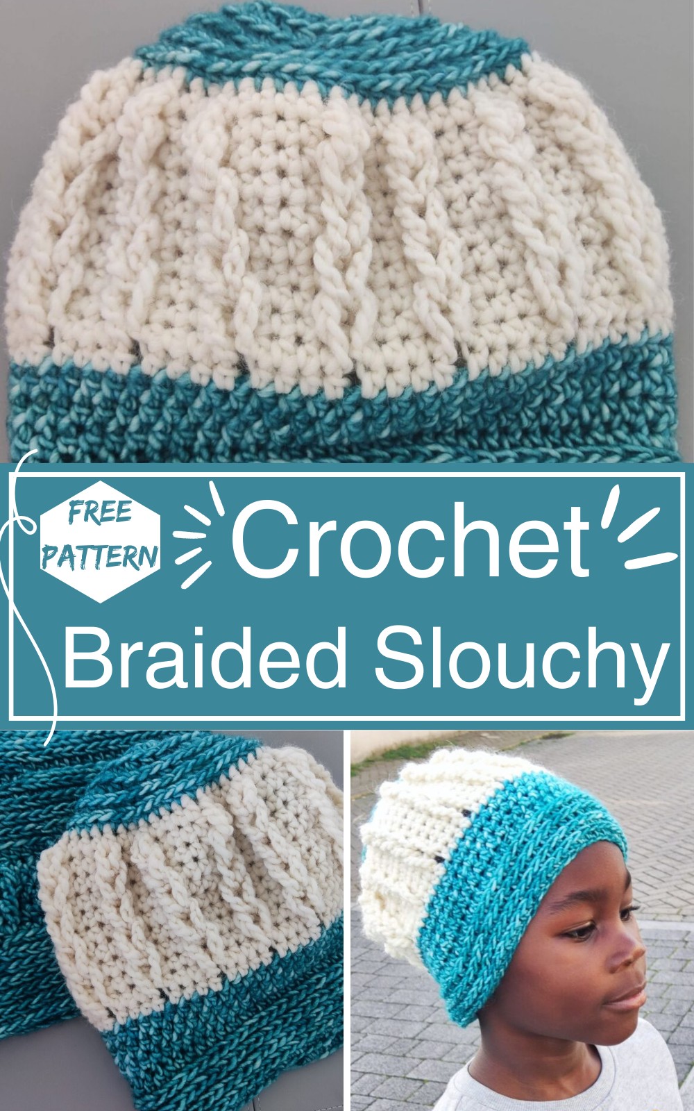 Braided Slouchy Beanie