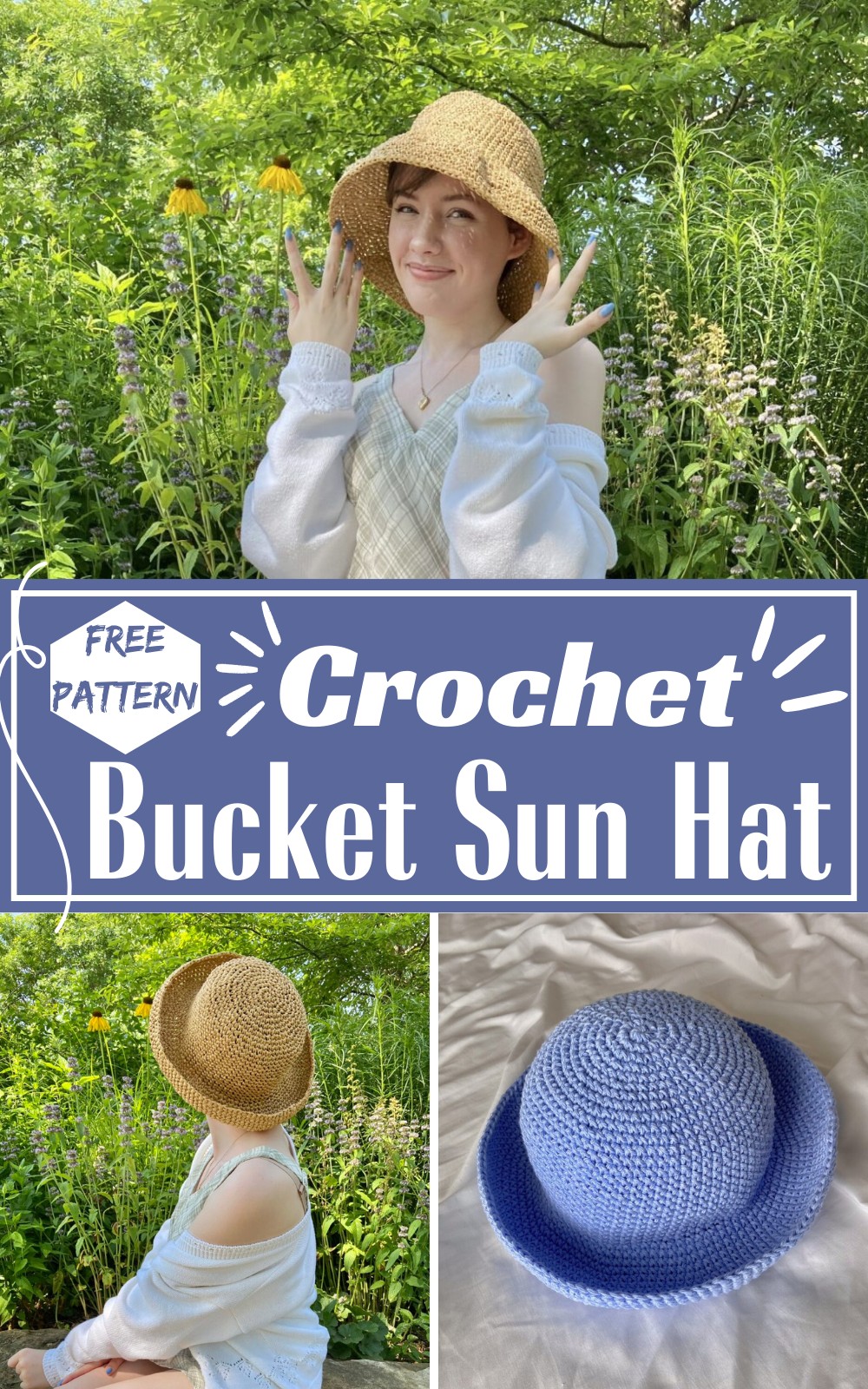 Crochet Bucket Sun Hat