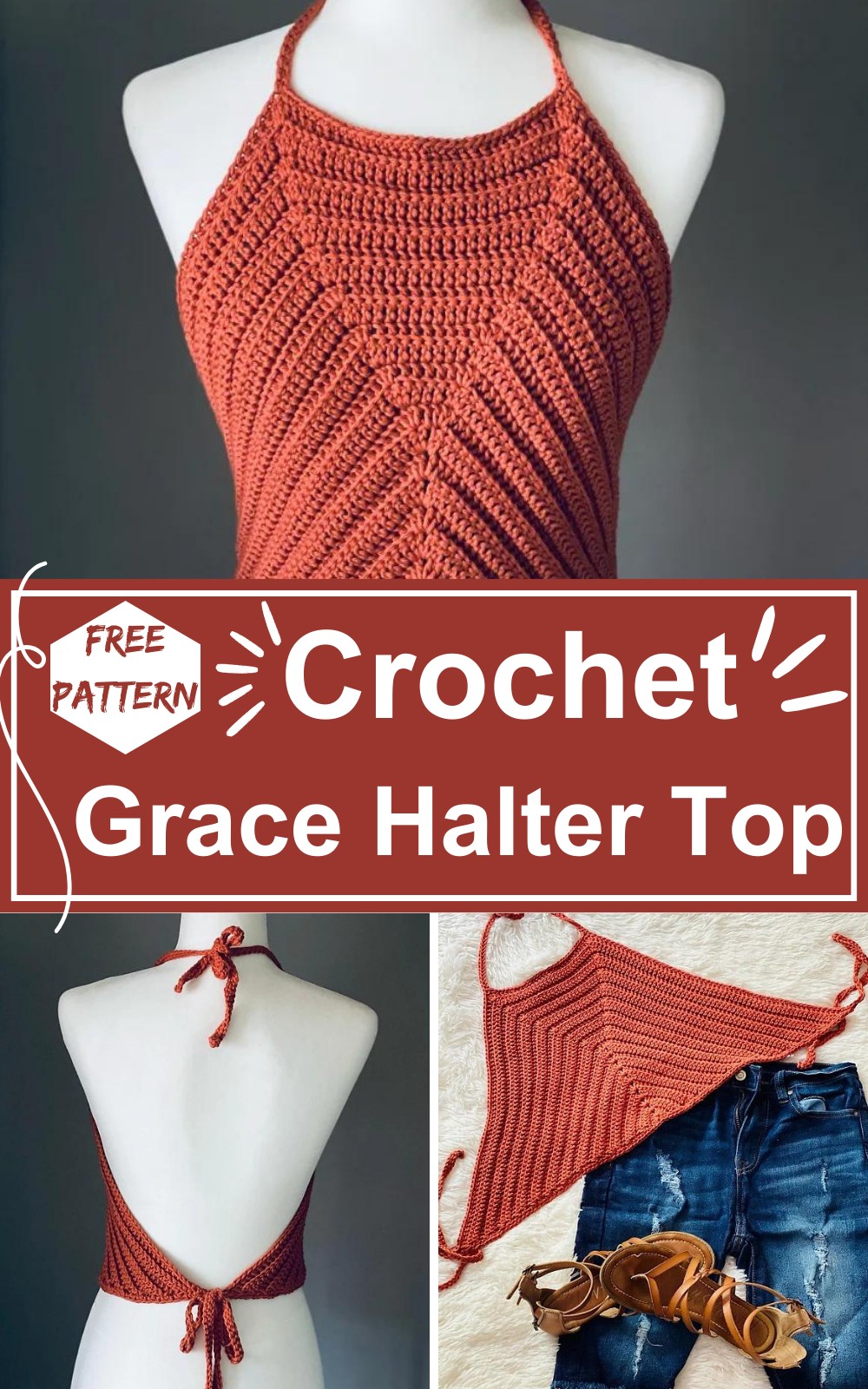 Crochet Little Grace Halter Top