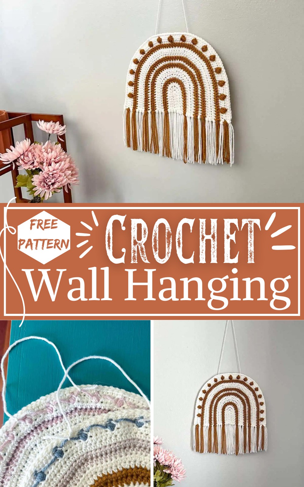 Crochet Rainbow Wall Hanging Pattern