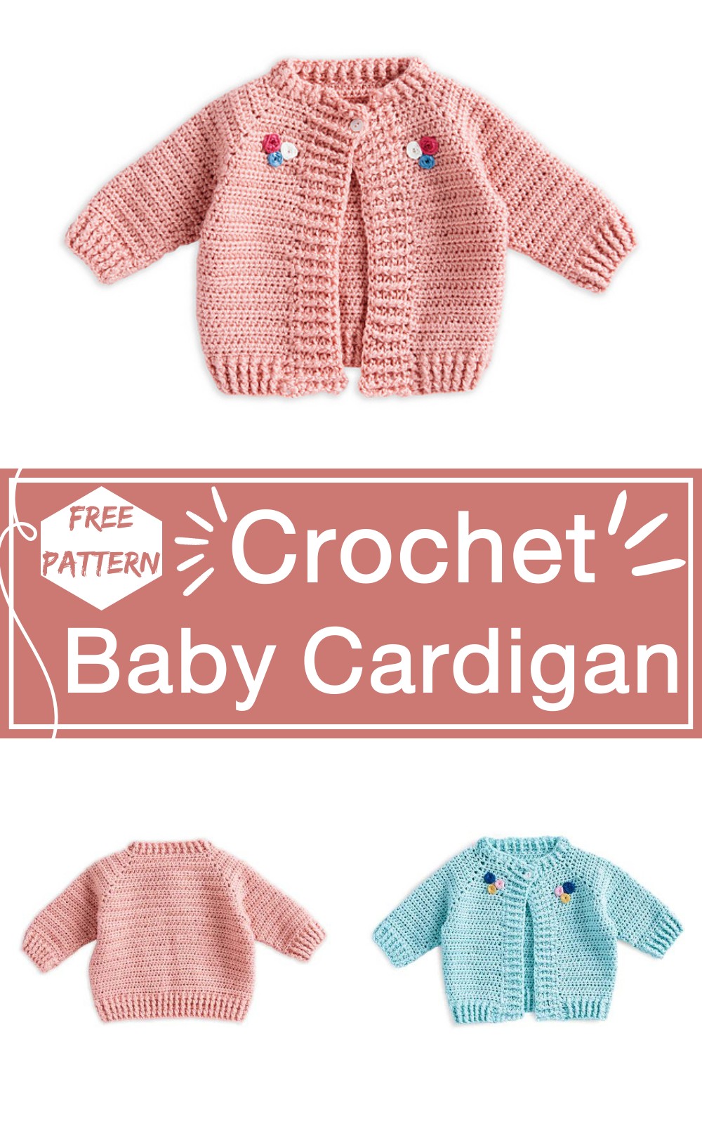 Embroidered Baby Cardigan