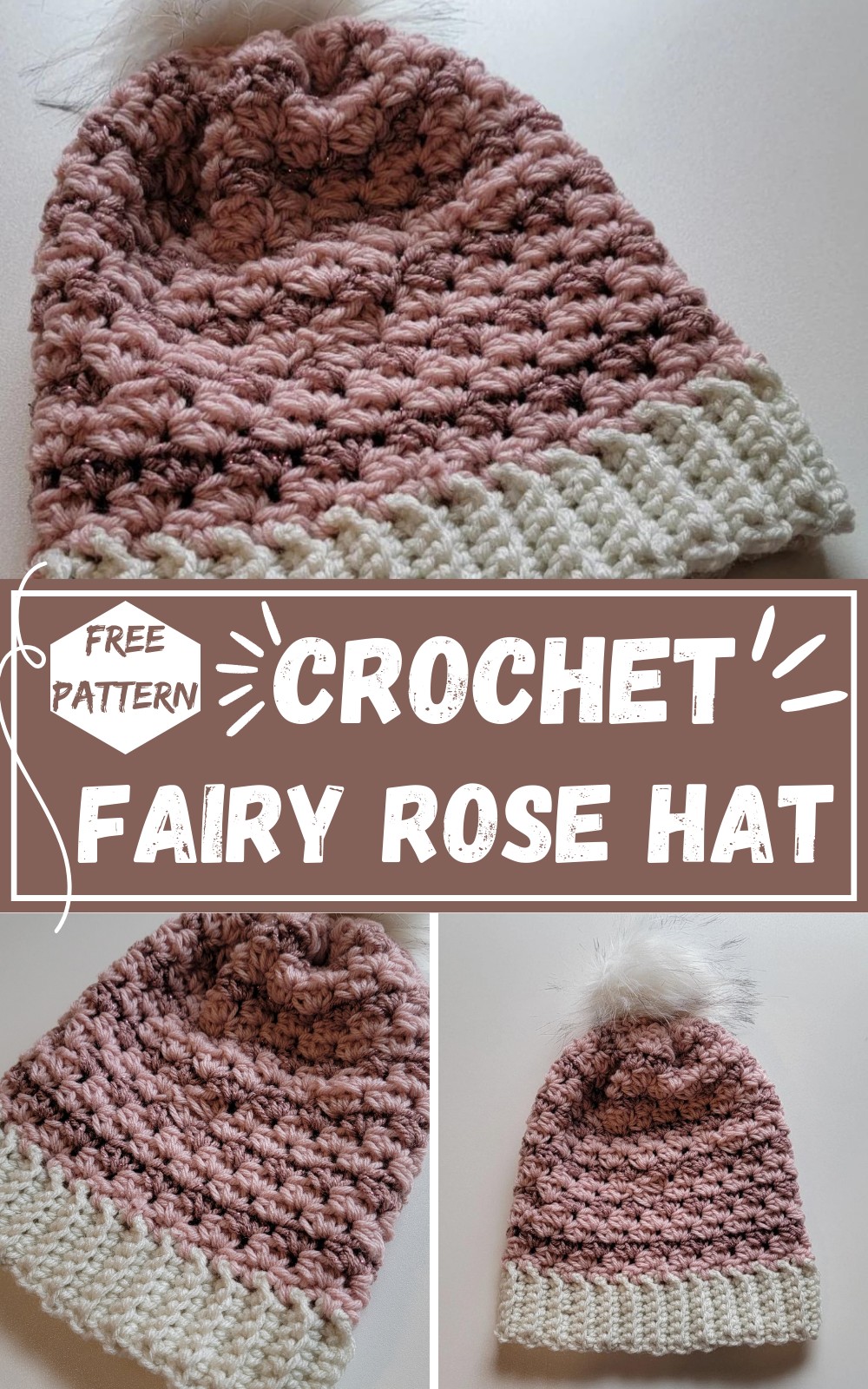 Fairy Rose Slouchy Hat