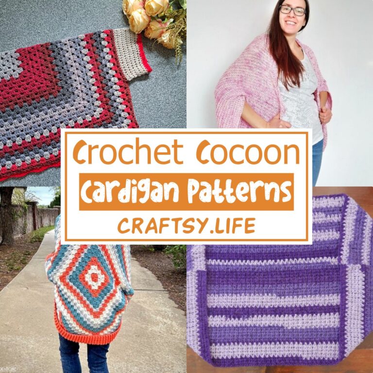 15 Free Crochet Cocoon Cardigan Patterns