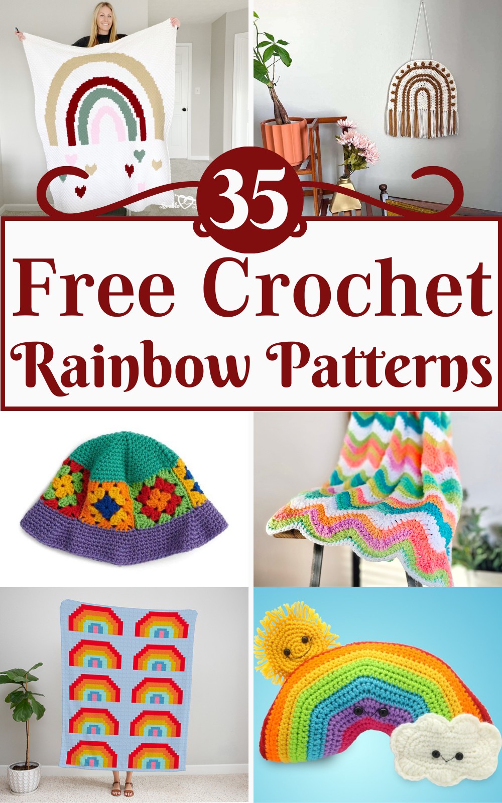 Free Crochet Rainbow Patterns