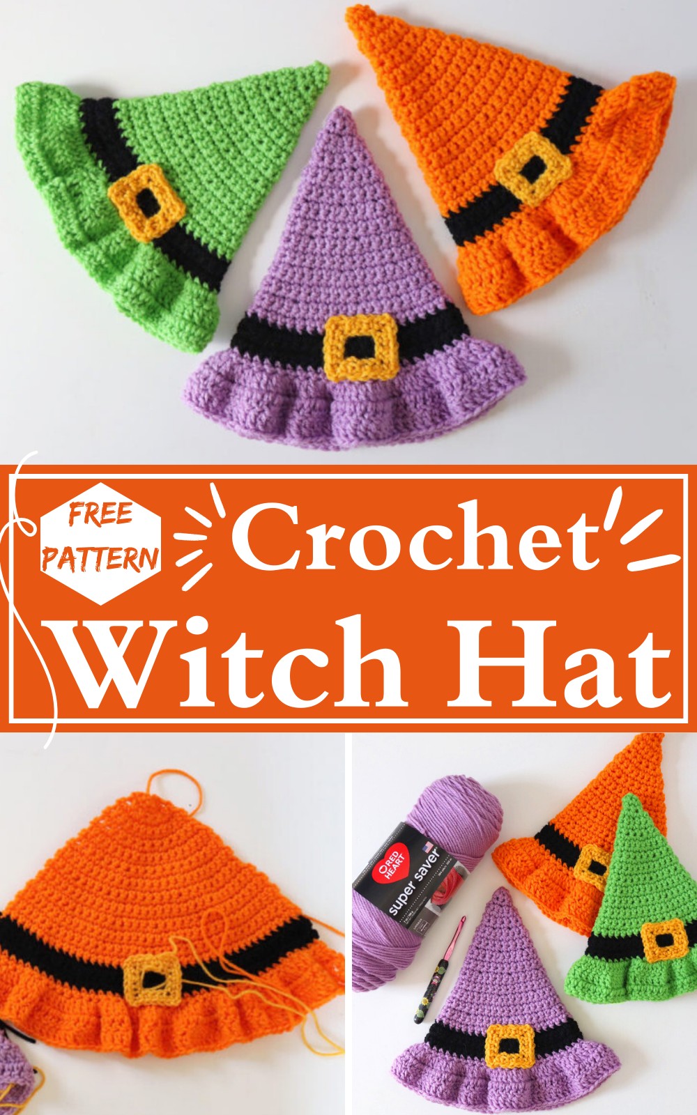 crochet witch hat