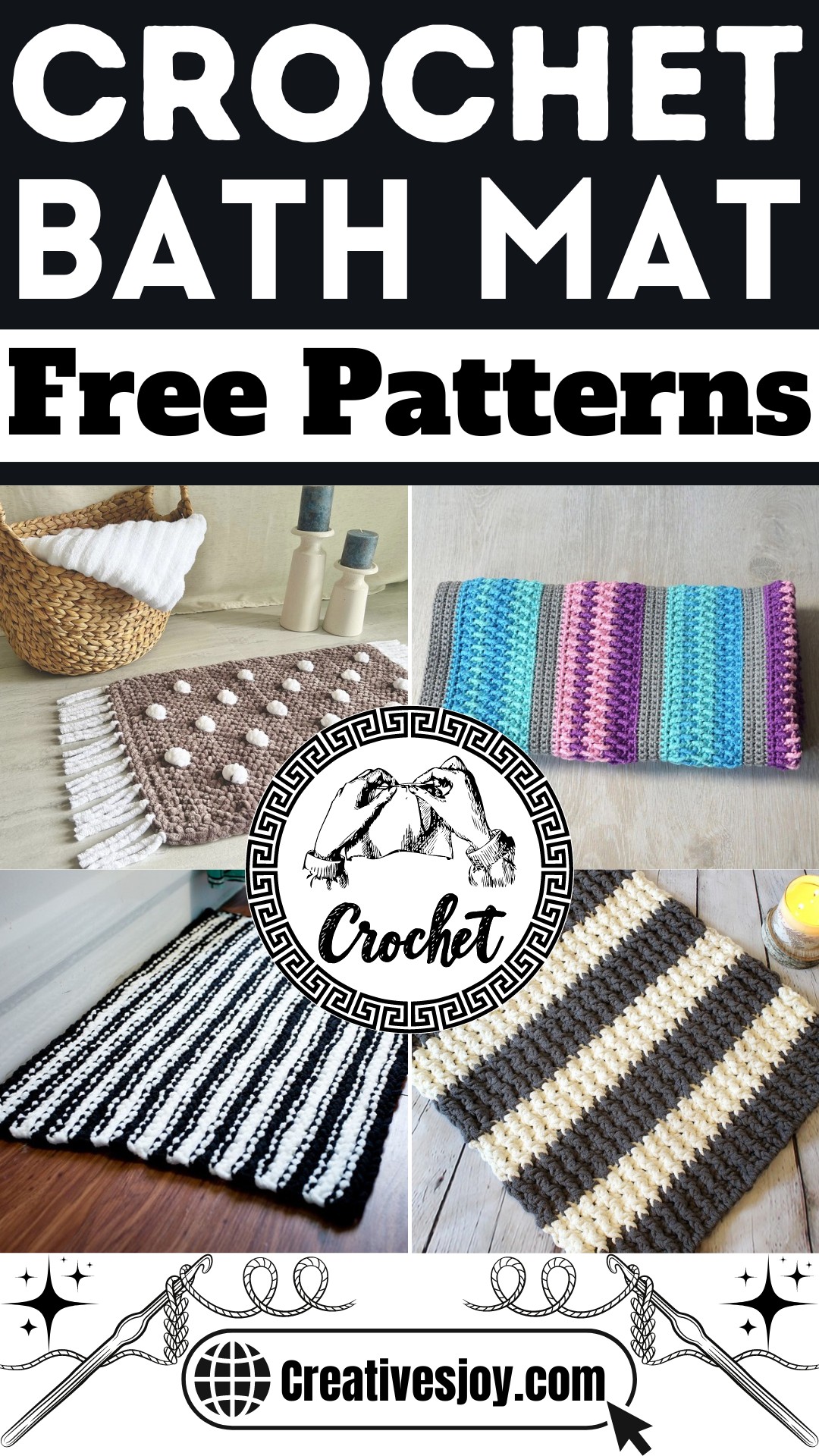 Crochet Bath Mat Patterns 1